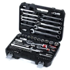 COFFRET DOUILLES 1/4-1/2 82PCS